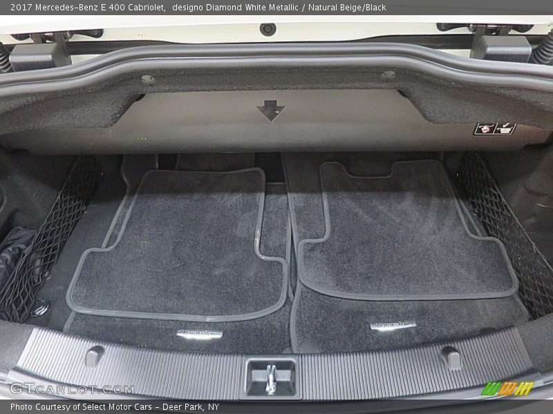 designo Diamond White Metallic / Natural Beige/Black 2017 Mercedes-Benz E 400 Cabriolet