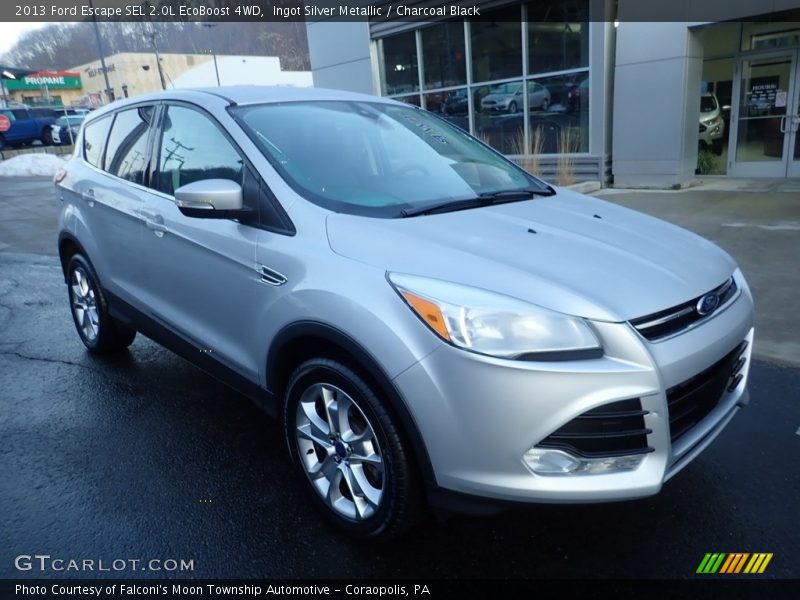 Ingot Silver Metallic / Charcoal Black 2013 Ford Escape SEL 2.0L EcoBoost 4WD