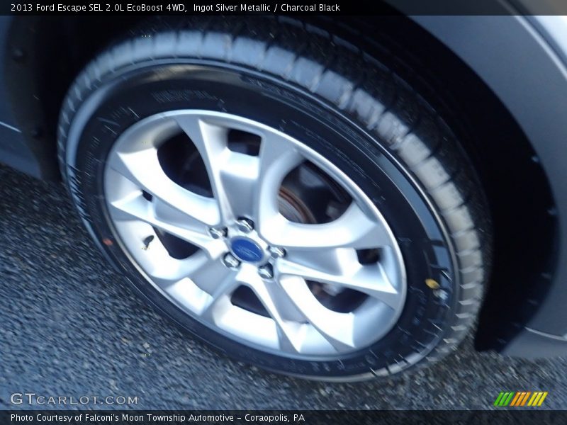 Ingot Silver Metallic / Charcoal Black 2013 Ford Escape SEL 2.0L EcoBoost 4WD