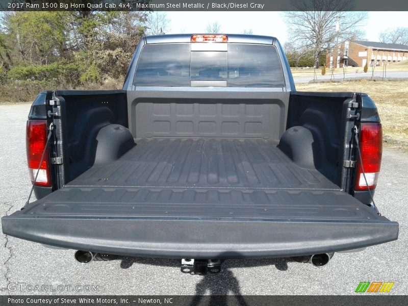 Maximum Steel Metallic / Black/Diesel Gray 2017 Ram 1500 Big Horn Quad Cab 4x4