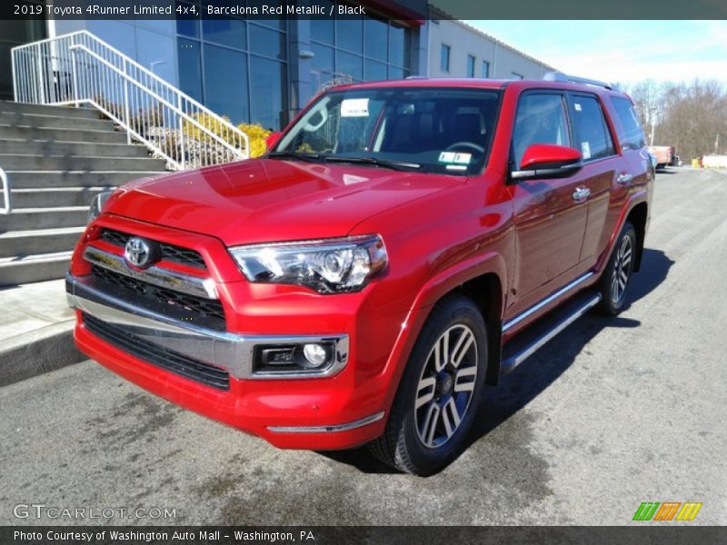 Barcelona Red Metallic / Black 2019 Toyota 4Runner Limited 4x4