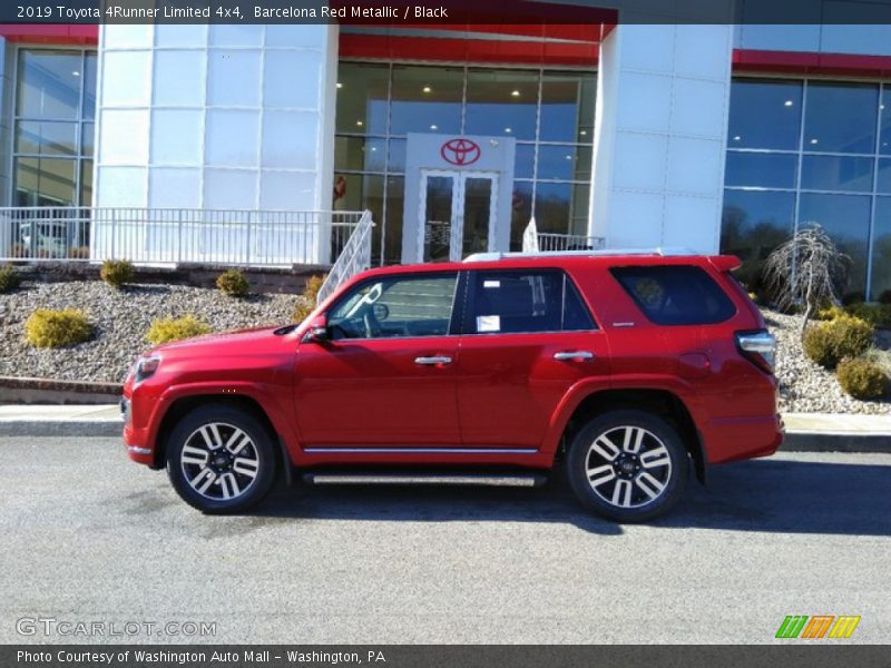 Barcelona Red Metallic / Black 2019 Toyota 4Runner Limited 4x4