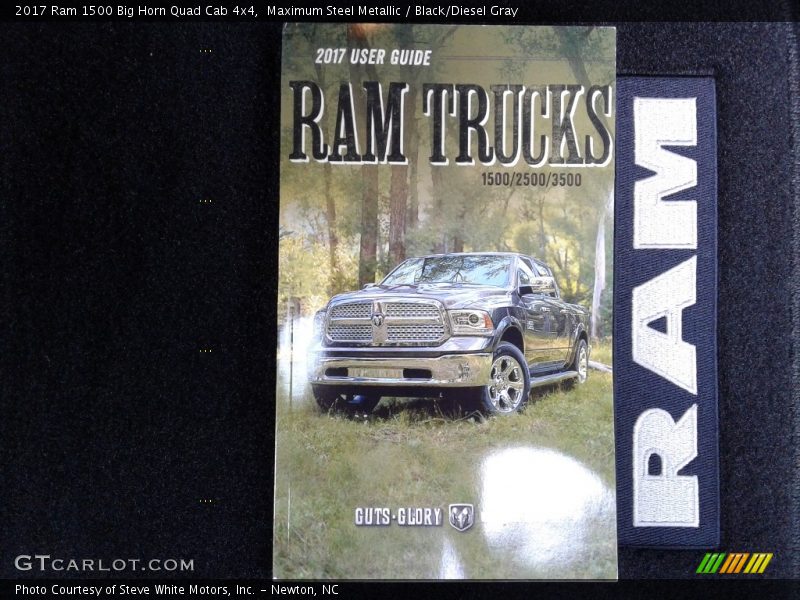 Maximum Steel Metallic / Black/Diesel Gray 2017 Ram 1500 Big Horn Quad Cab 4x4