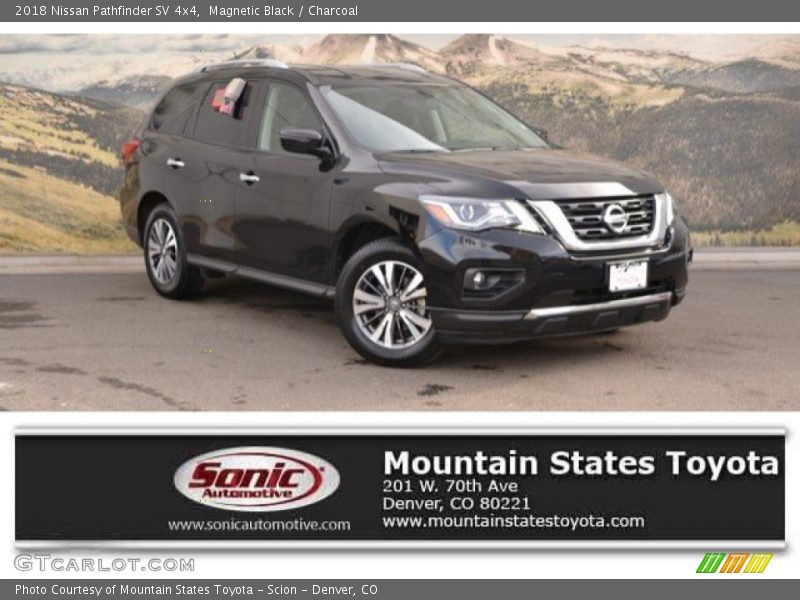 Magnetic Black / Charcoal 2018 Nissan Pathfinder SV 4x4