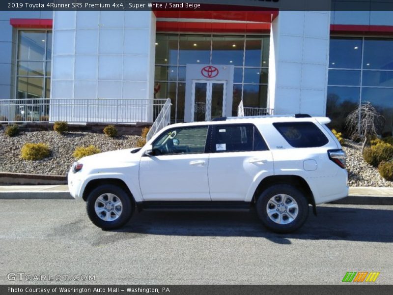 Super White / Sand Beige 2019 Toyota 4Runner SR5 Premium 4x4
