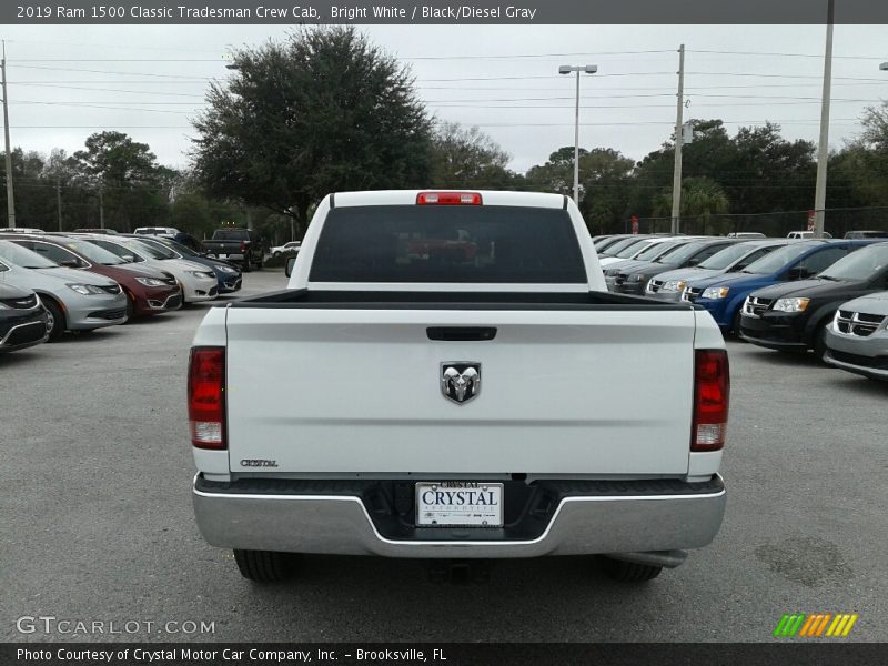 Bright White / Black/Diesel Gray 2019 Ram 1500 Classic Tradesman Crew Cab