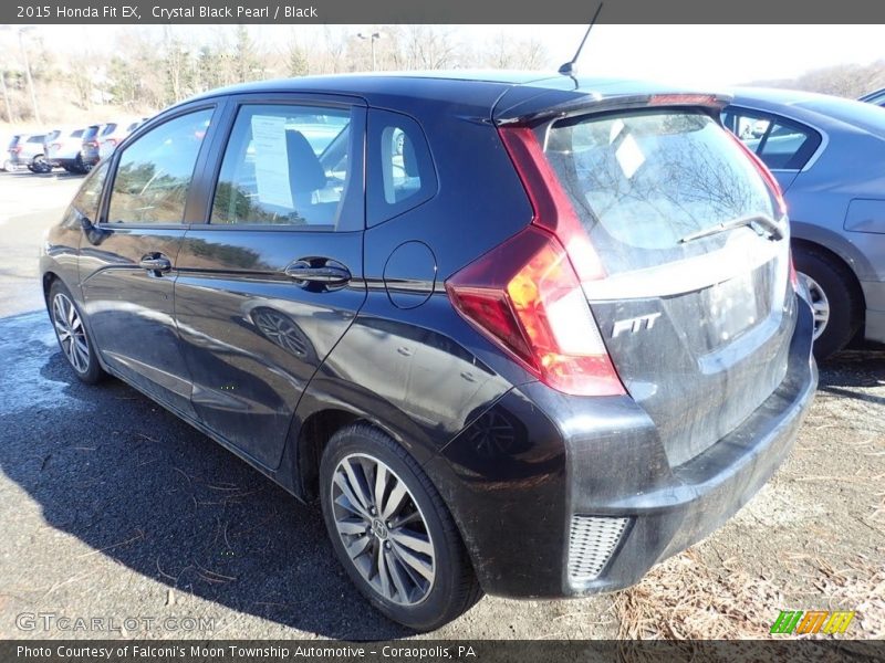 Crystal Black Pearl / Black 2015 Honda Fit EX