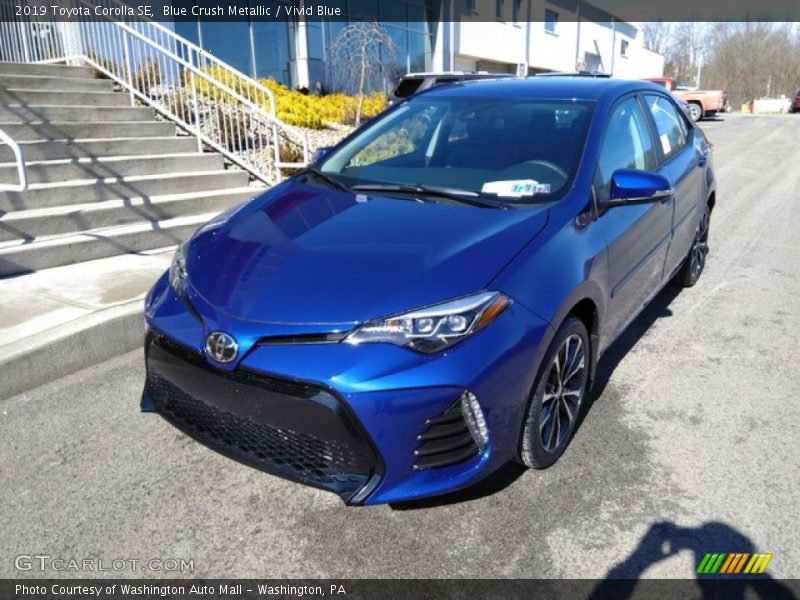 Blue Crush Metallic / Vivid Blue 2019 Toyota Corolla SE