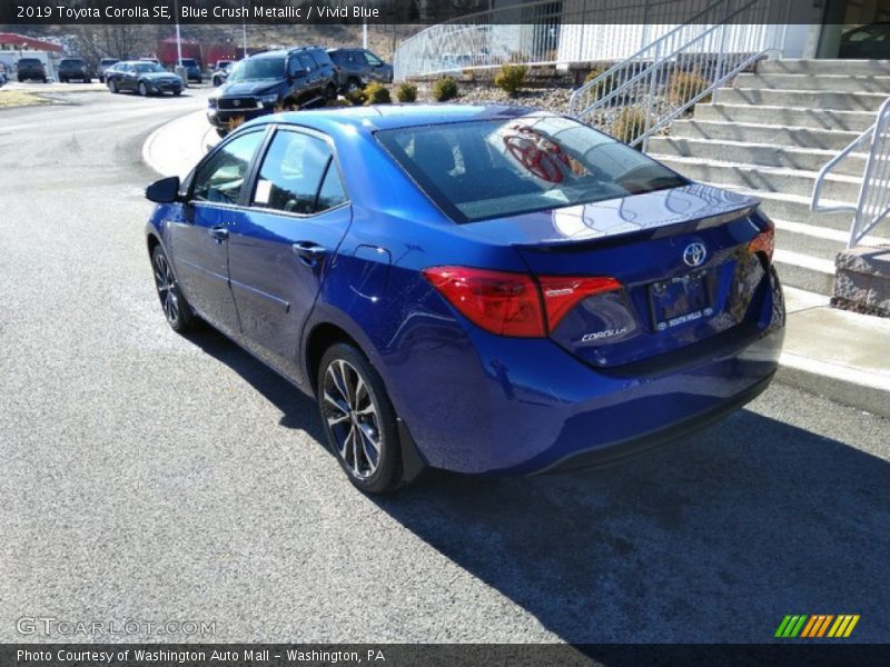 Blue Crush Metallic / Vivid Blue 2019 Toyota Corolla SE