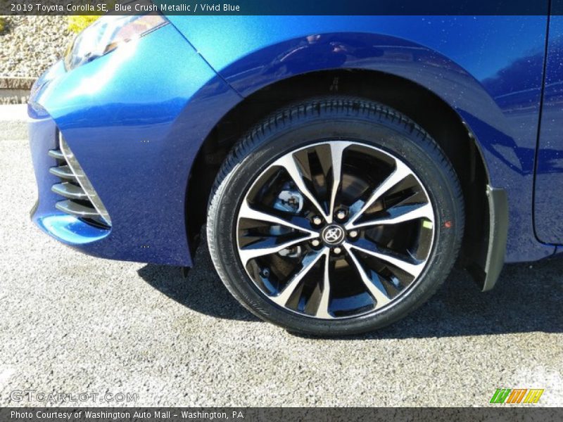 Blue Crush Metallic / Vivid Blue 2019 Toyota Corolla SE