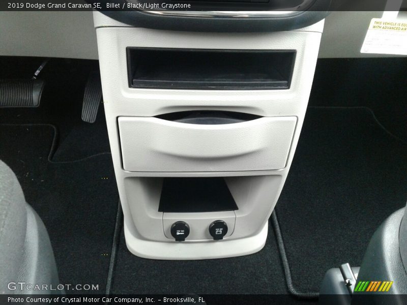 Billet / Black/Light Graystone 2019 Dodge Grand Caravan SE