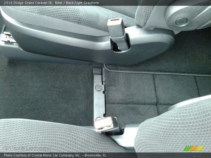 Billet / Black/Light Graystone 2019 Dodge Grand Caravan SE