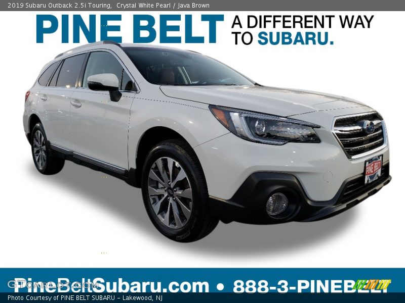 Crystal White Pearl / Java Brown 2019 Subaru Outback 2.5i Touring
