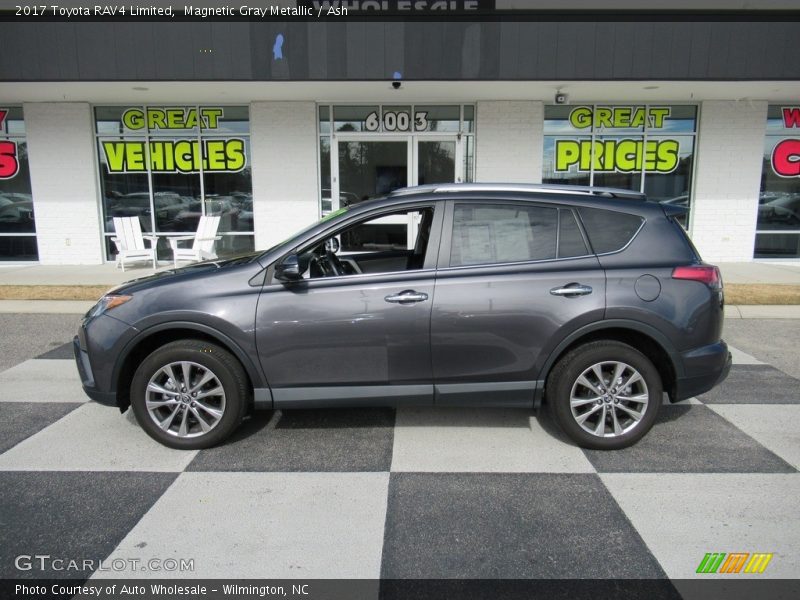 Magnetic Gray Metallic / Ash 2017 Toyota RAV4 Limited