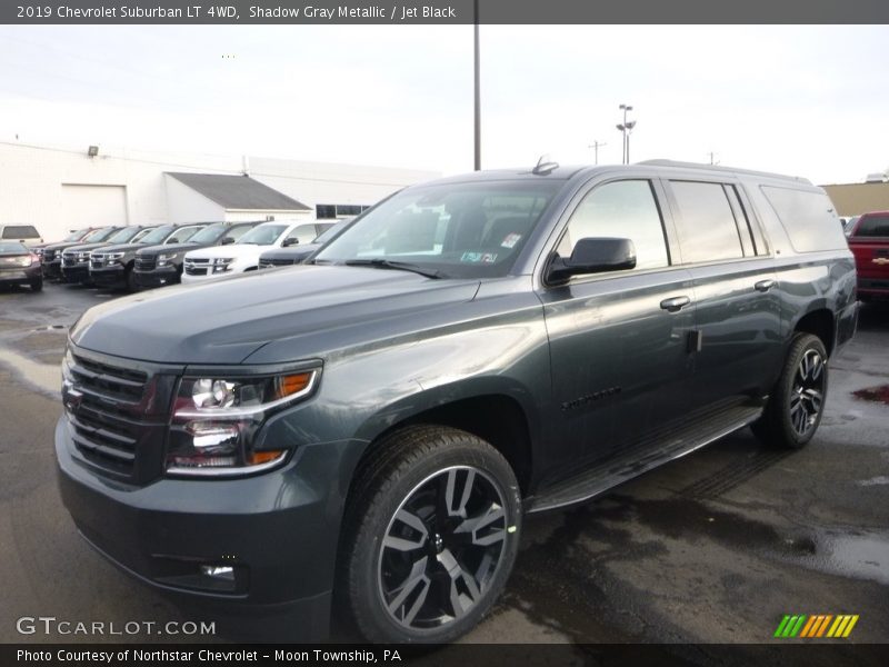 Shadow Gray Metallic / Jet Black 2019 Chevrolet Suburban LT 4WD