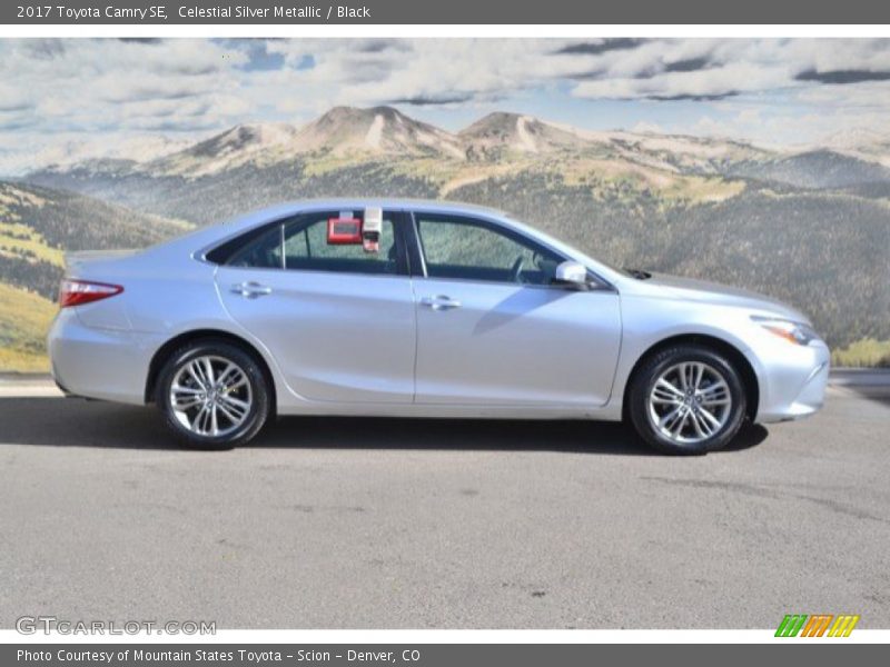 Celestial Silver Metallic / Black 2017 Toyota Camry SE