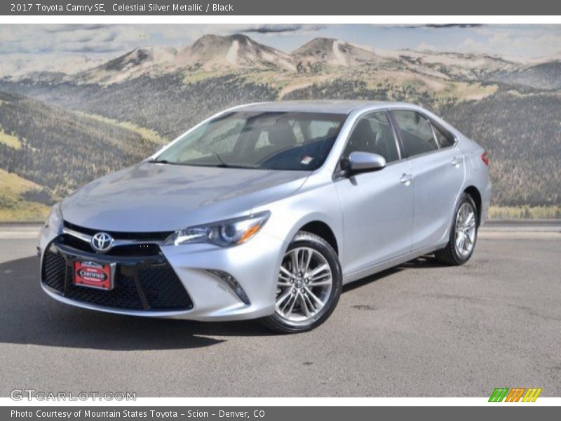 Celestial Silver Metallic / Black 2017 Toyota Camry SE