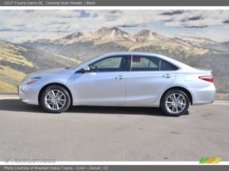 Celestial Silver Metallic / Black 2017 Toyota Camry SE