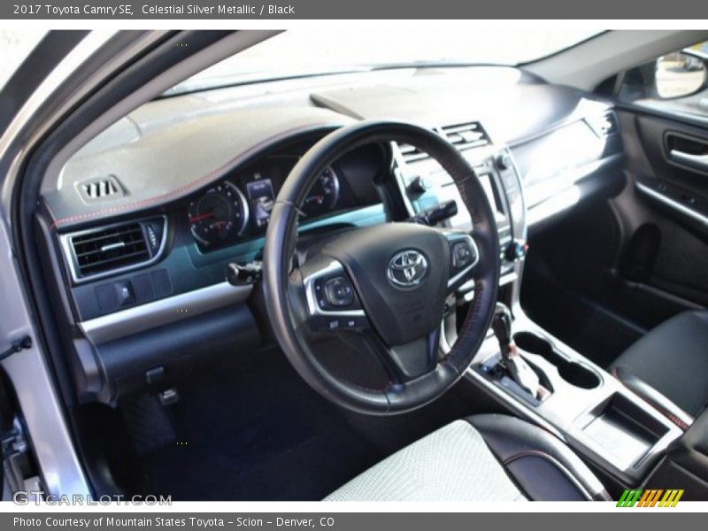 Celestial Silver Metallic / Black 2017 Toyota Camry SE