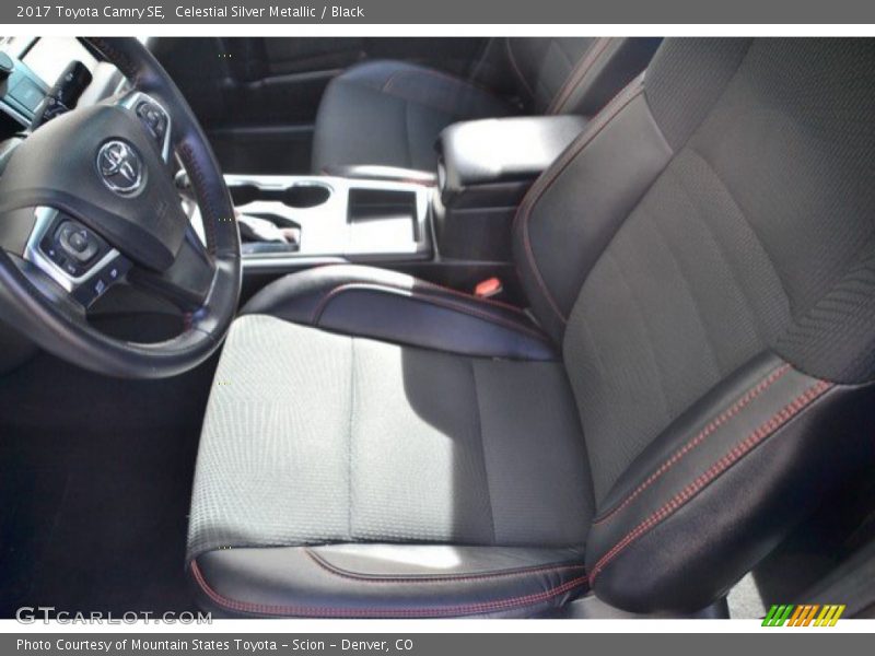 Celestial Silver Metallic / Black 2017 Toyota Camry SE