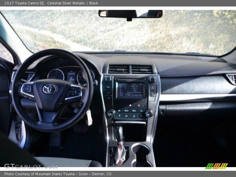 Celestial Silver Metallic / Black 2017 Toyota Camry SE