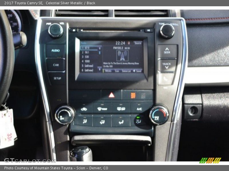 Celestial Silver Metallic / Black 2017 Toyota Camry SE