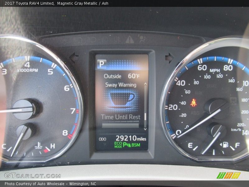 Magnetic Gray Metallic / Ash 2017 Toyota RAV4 Limited