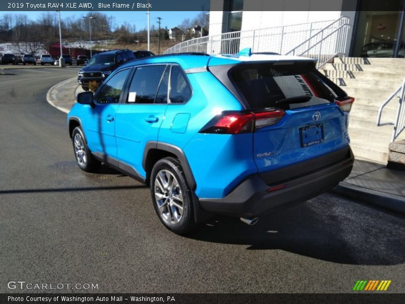 Blue Flame / Black 2019 Toyota RAV4 XLE AWD
