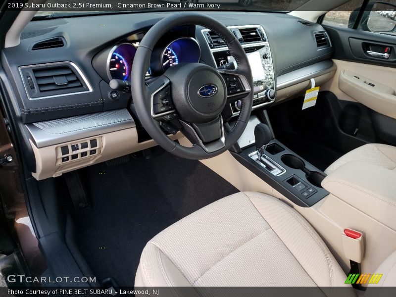 Cinnamon Brown Pearl / Warm Ivory 2019 Subaru Outback 2.5i Premium