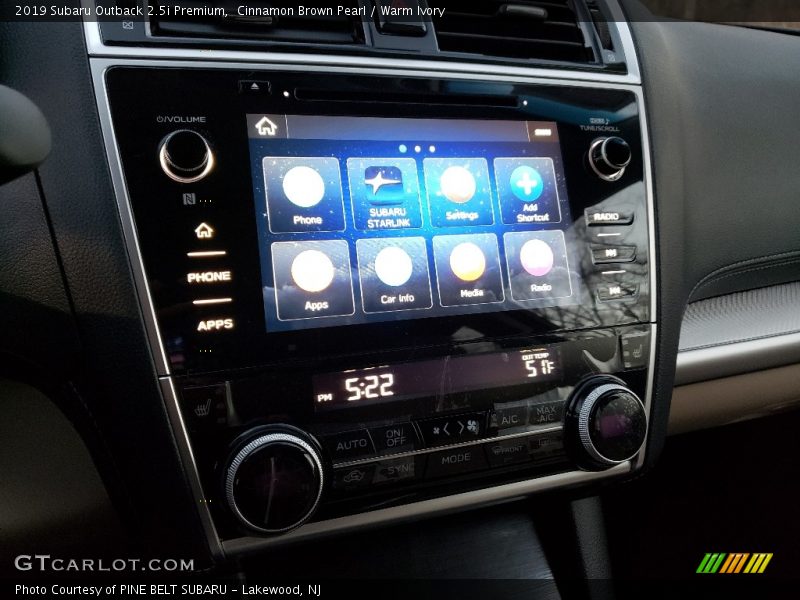 Cinnamon Brown Pearl / Warm Ivory 2019 Subaru Outback 2.5i Premium