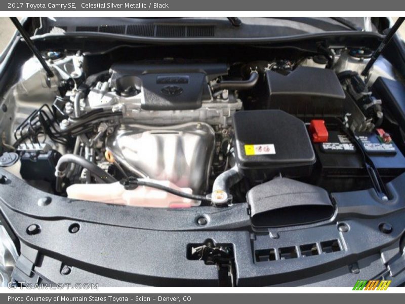 Celestial Silver Metallic / Black 2017 Toyota Camry SE