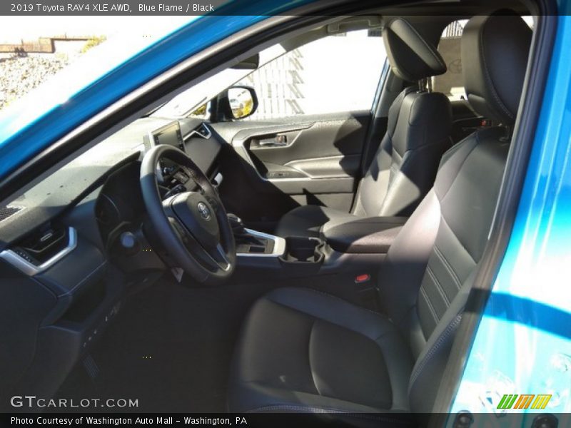 Blue Flame / Black 2019 Toyota RAV4 XLE AWD