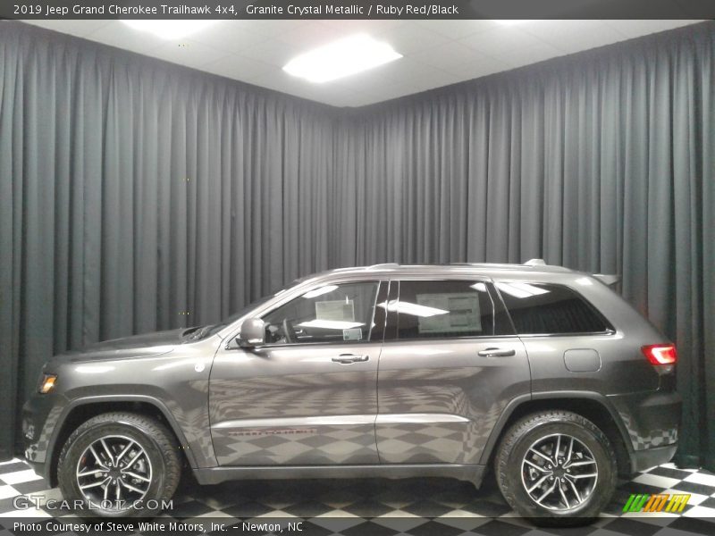 Granite Crystal Metallic / Ruby Red/Black 2019 Jeep Grand Cherokee Trailhawk 4x4