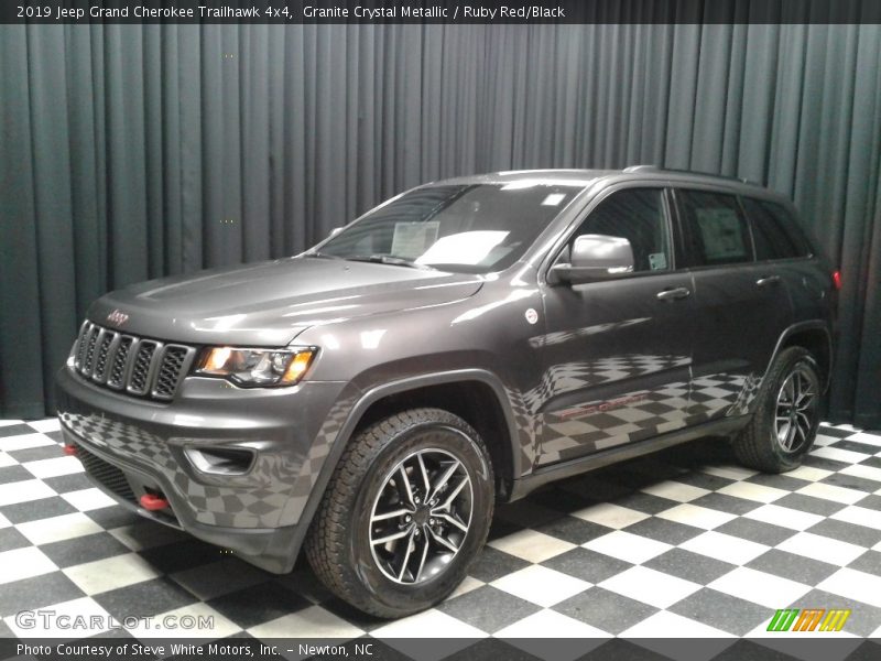 Granite Crystal Metallic / Ruby Red/Black 2019 Jeep Grand Cherokee Trailhawk 4x4