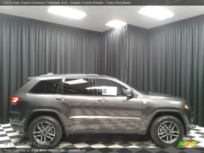 Granite Crystal Metallic / Ruby Red/Black 2019 Jeep Grand Cherokee Trailhawk 4x4