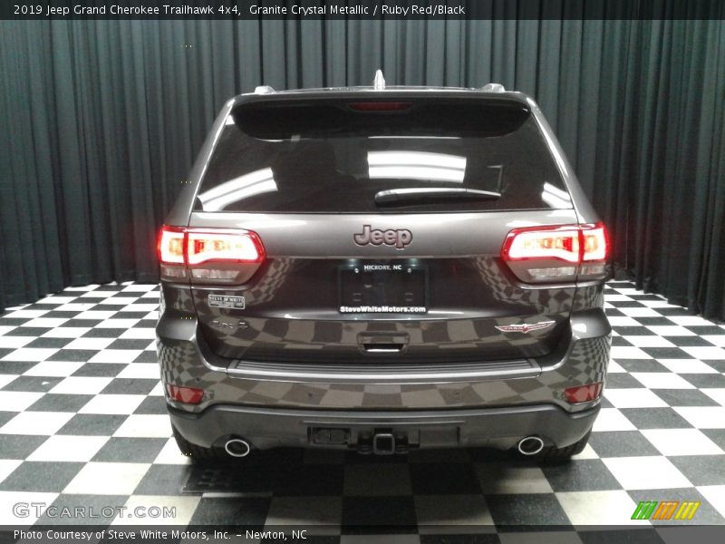 Granite Crystal Metallic / Ruby Red/Black 2019 Jeep Grand Cherokee Trailhawk 4x4