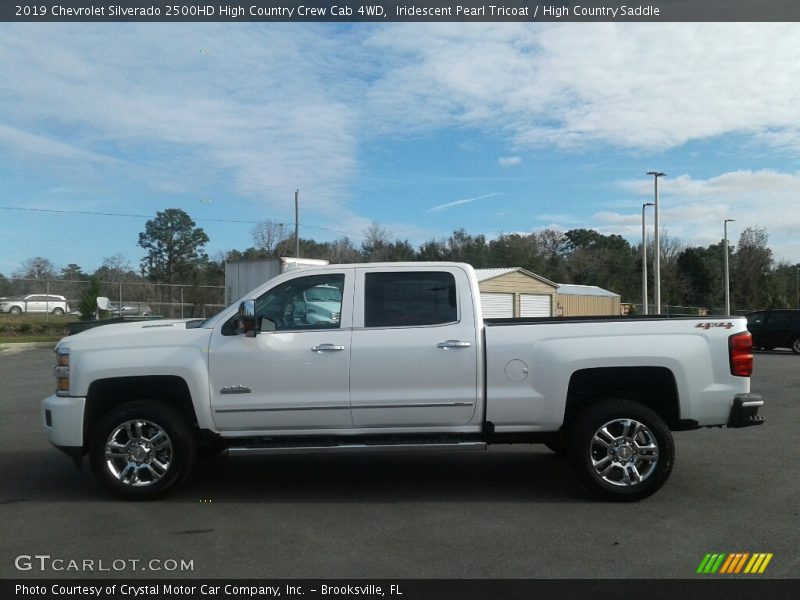 Iridescent Pearl Tricoat / High Country Saddle 2019 Chevrolet Silverado 2500HD High Country Crew Cab 4WD