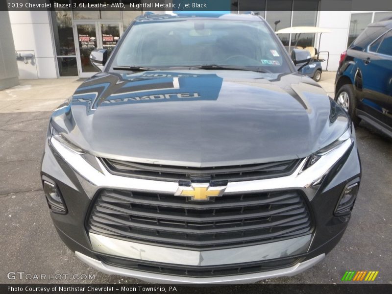 Nightfall Metallic / Jet Black 2019 Chevrolet Blazer 3.6L Leather AWD