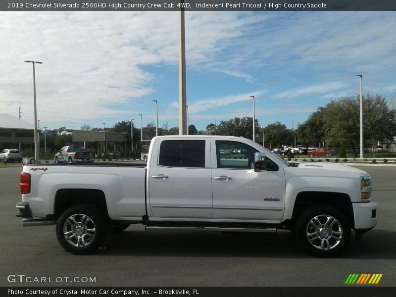 Iridescent Pearl Tricoat / High Country Saddle 2019 Chevrolet Silverado 2500HD High Country Crew Cab 4WD