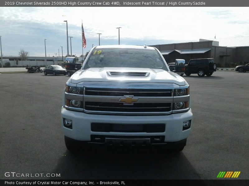 Iridescent Pearl Tricoat / High Country Saddle 2019 Chevrolet Silverado 2500HD High Country Crew Cab 4WD