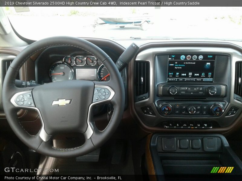 Iridescent Pearl Tricoat / High Country Saddle 2019 Chevrolet Silverado 2500HD High Country Crew Cab 4WD