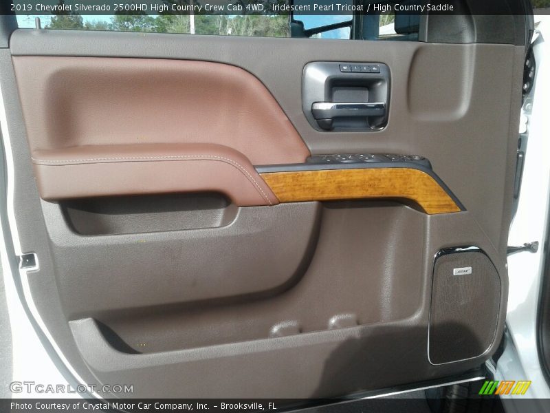 Iridescent Pearl Tricoat / High Country Saddle 2019 Chevrolet Silverado 2500HD High Country Crew Cab 4WD