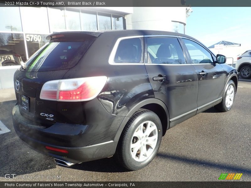 Brilliant Black / Black 2012 Mazda CX-9 Touring AWD