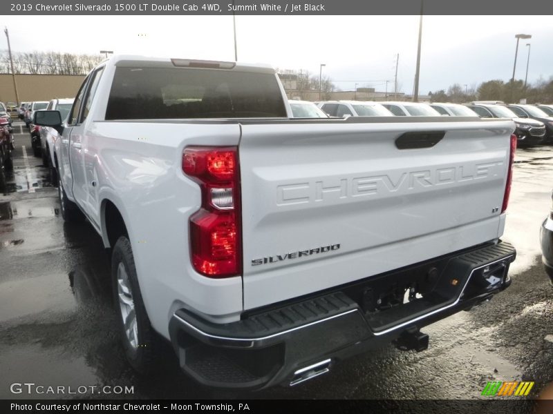 Summit White / Jet Black 2019 Chevrolet Silverado 1500 LT Double Cab 4WD