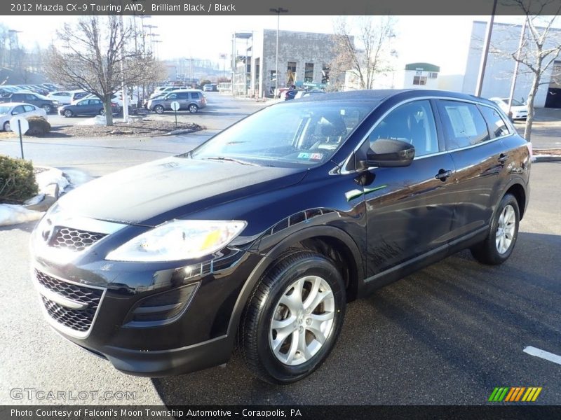 Brilliant Black / Black 2012 Mazda CX-9 Touring AWD