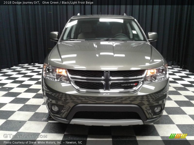 Olive Green / Black/Light Frost Beige 2018 Dodge Journey SXT