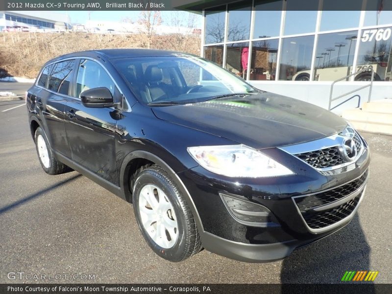 Brilliant Black / Black 2012 Mazda CX-9 Touring AWD