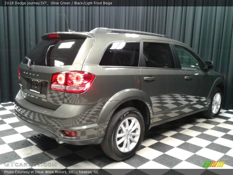 Olive Green / Black/Light Frost Beige 2018 Dodge Journey SXT