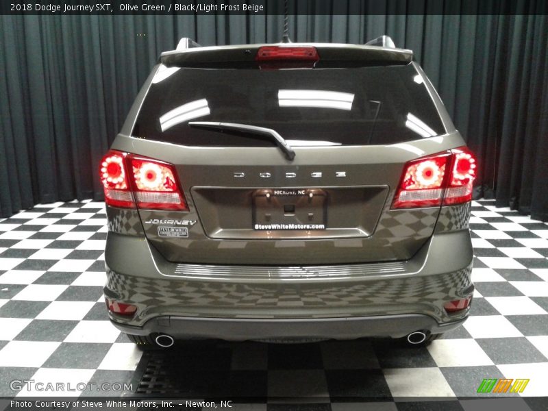 Olive Green / Black/Light Frost Beige 2018 Dodge Journey SXT