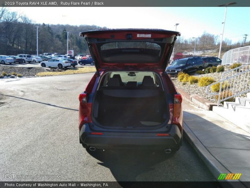 Ruby Flare Pearl / Black 2019 Toyota RAV4 XLE AWD